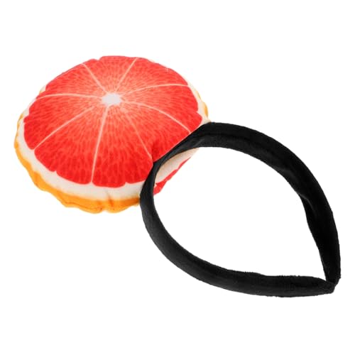 BESPORTBLE Stirnband Mit Fruchtmotiv Cartoon-grapefruit-design Plüsch-haarband Für Frauen Süßes Haar-accessoire Für Partys Und Festivals Realistisches Obst-dekor Für Kopfgrößen von BESPORTBLE