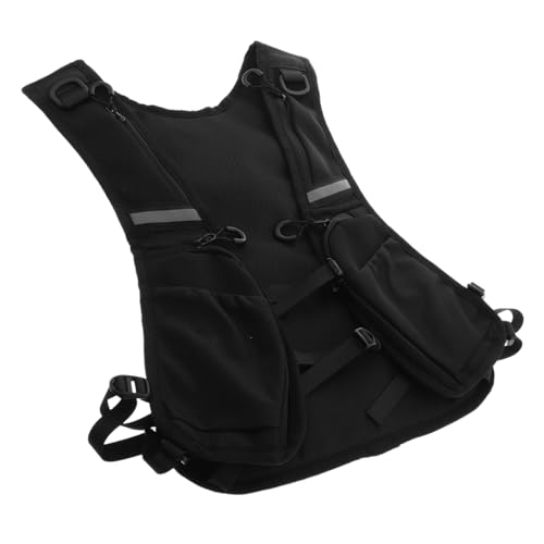 BESPORTBLE Reflektierende Brusttasche Utility Weste für Herren und Damen Multifunktionale Sportweste mit Handytasche für Radfahren Laufen Wandern Hohe Sichtbarkeit Zubehör für und Stil von BESPORTBLE