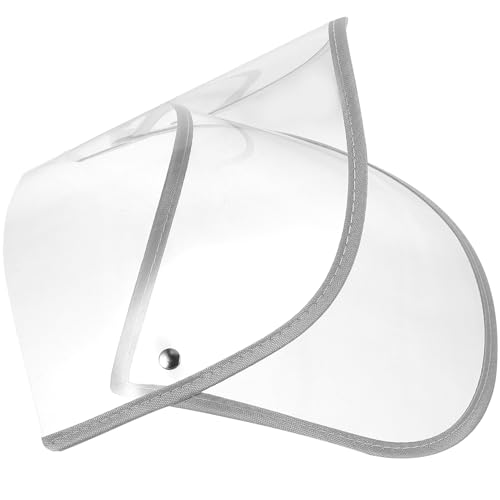 BESPORTBLE Regenmantelkappe Mit Transparentem Hutschild Wasserabweisendes Accessoire Für Ponchos Schützt Gesicht Und Kopf Vor Regen Für Outdoor Aktivitäten von BESPORTBLE