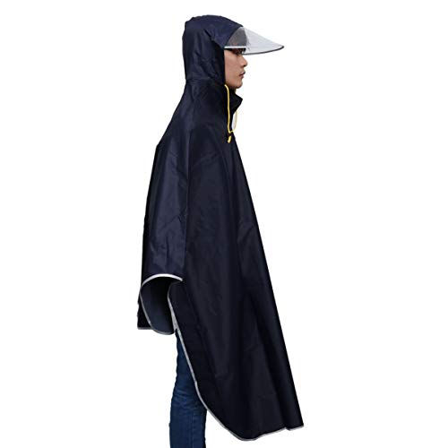 BESPORTBLE Regenponcho mit Kapuze Regenmantel Radfahren Regenmantel Regenponcho Scooter Cover Unisex für Männer Erwachsene von BESPORTBLE