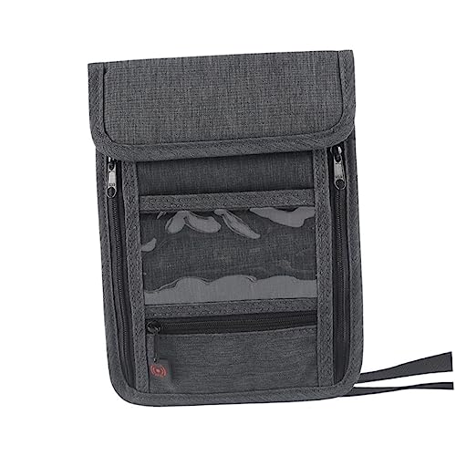 BESPORTBLE Reisepasshülle Tragbare RFID Sichere Umhängetasche Nylon Wasserabweisend mit Mehreren Fächern für Dokumente Karten und Bargeld für Damen und Herren für Reisen BESPORTBLE Reisepasshülle Tragbare RFID Sichere Umhängetasche Nylon Wasserabweisend mit Mehreren Fächern für Dokumente Karten und Bargeld für Damen und Herren für Reisen von BESPORTBLE