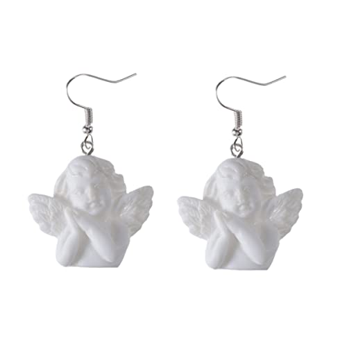 BESPORTBLE Retro Eardrop Ohrringe Damen Kreative Engels Ohrhänger Langlebiger und Harz Dekorativ Einfach Anzulegen Modisch Passend für Alltag und Party von BESPORTBLE
