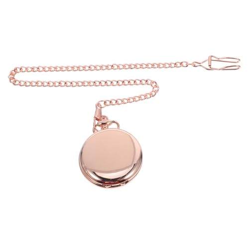 BESPORTBLE Retro Herren Taschenuhr mit Kette Römische Ziffern Präzises Quarzwerk Vintage Stil Steampunk Design Sichere Befestigung Geschenk zu Weihnachten Geburtstag Vatertag von BESPORTBLE