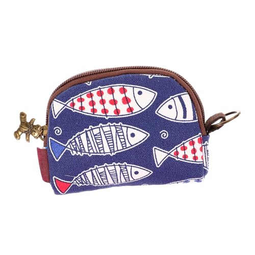 BESPORTBLE Kleiner Japanischer Münzbeutel Handtaschen Organizer Für Frauen Stilvolles Und Praktisches Kleingeld Portemonnaie Mit Reißverschluss Für Schlüssel Und Kleinutensilien von BESPORTBLE