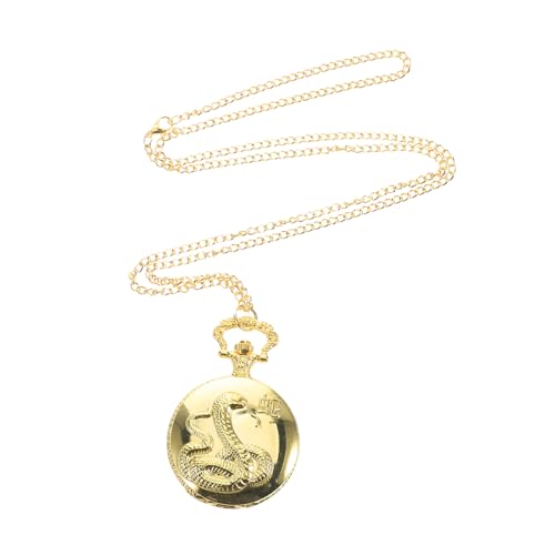 BESPORTBLE Retro -Pocket -Uhr Mit Kettenschlangenpocket Uhren Zodiac -Tiere Watch Für Frauen Mit Schachtel Für Den Chinesischen Neujahr Muttertag von BESPORTBLE