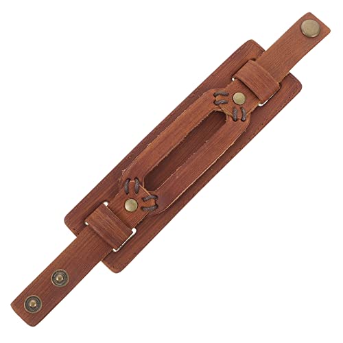 BESPORTBLE Retro Punk Herren Armband Echtem Breites Manschettenarmband Für Festivalpartys Tägliches Mehrschichtiges Design Stilvolle Verarbeitung Perfektes BESPORTBLE Retro Punk Herren Armband Echtem Breites Manschettenarmband Für Festivalpartys Tägliches Mehrschichtiges Design Stilvolle Verarbeitung Perfektes von BESPORTBLE