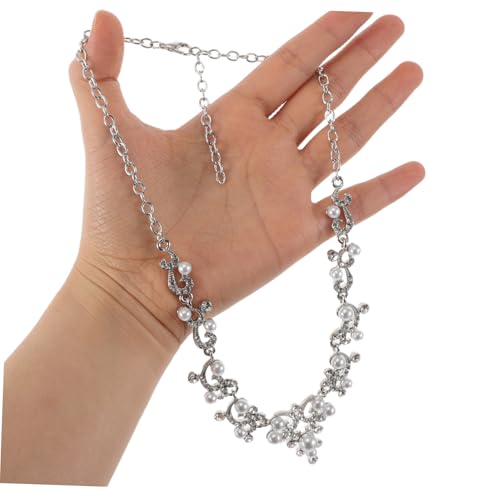 BESPORTBLE Rhinestone Brautschmuck Set mit Perlen Halskette und Ohrringen Leichtes Elegantes Schmuckset für Hochzeit Braut und Brautjungfer Klassisches Design Langlebig und Strahlend BESPORTBLE Rhinestone Brautschmuck Set mit Perlen Halskette und Ohrringen Leichtes Elegantes Schmuckset für Hochzeit Braut und Brautjungfer Klassisches Design Langlebig und Strahlend von BESPORTBLE