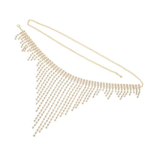 BESPORTBLE Taillenkette Damen Mit Strass Verzierung Performance-taillengürtel Für Nachtclub Und Party Taillenschmuck von BESPORTBLE