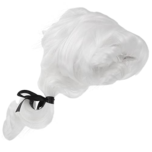 BESPORTBLE Richter Perücke Perücken Cosplay Partyperücken Kostümperücken Für Damen Synthetische Perücken Rechtsanwalt Haarteil Cosplay-perücken Haarperücken Mann Perücken Plastik Weiß von BESPORTBLE