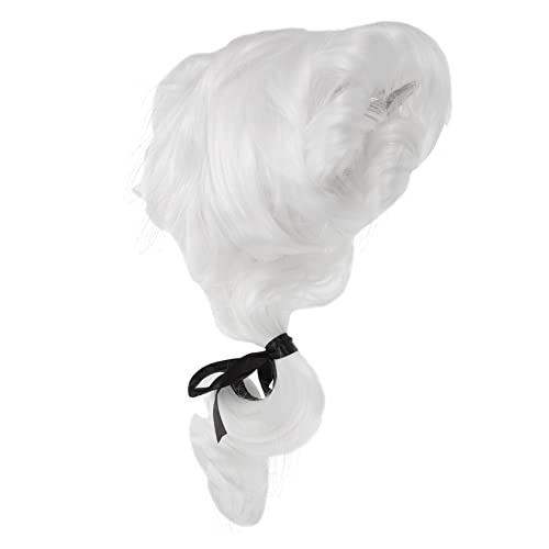 BESPORTBLE Richterperücke Für Herren Bühnenperücke Lockige Perücke Kostümperücke Cosplay-richterperücke Perücke Für Anwälte Zum Auftritt Herrenkopfschmuck Für Maskerade von BESPORTBLE