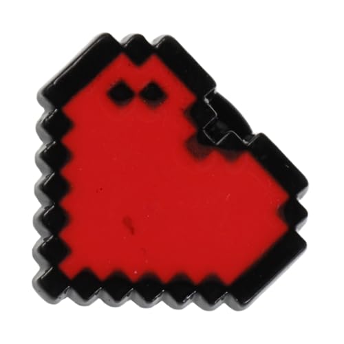 BESPORTBLE Rote Pixel herz Broschen Anstecknadel aus Zinklegierung Niedliches Modisches Accessoire für Kleidung Rucksäcke Besondere Anlässe Wie Valentinstag Partys Geburtstage von BESPORTBLE