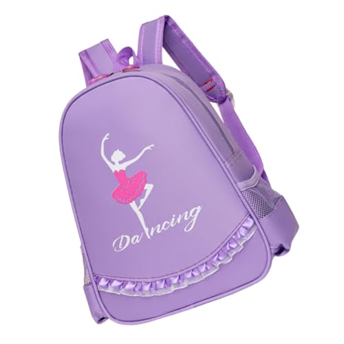BESPORTBLE Rucksack Für Mädchen Ballett Tasche Tanz Rucksack Schultasche Mit Leuchtendem Farbdesign Und Eleganter Reißverschluss Für Junge Mädchen Schule Und Ballett Übung von BESPORTBLE