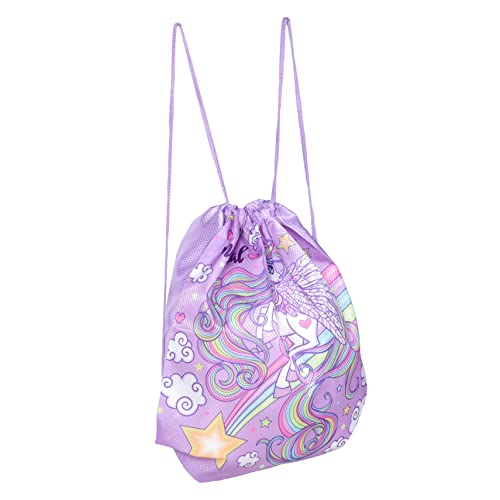 BESPORTBLE Schwimmtasche Mit Kordelzug Polyester-Reisetasche Für Junge Mädchen Kleine Kleidertasche Strandrucksack Organizer Für Handtücher Und Schulsachen Leicht Und Praktisch Für von BESPORTBLE