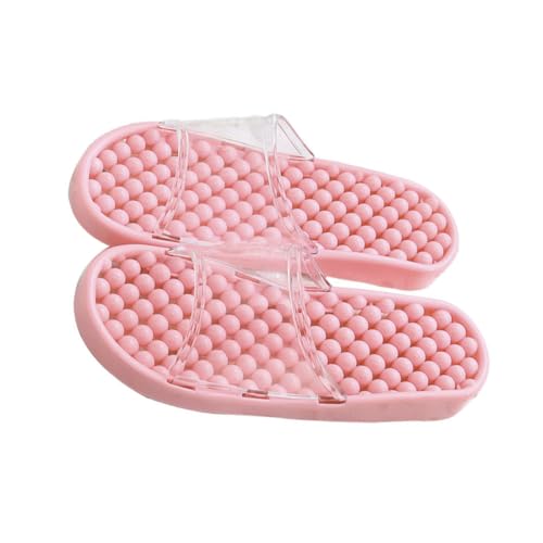 BESPORTBLE Rutschfeste Duschslipper Damen Herren Leichte Badeschuhe mit Trocknung Offene Zehen Bequeme Massage Sohlen Geeignet für Bad Pool Hotel und Zuhause von BESPORTBLE