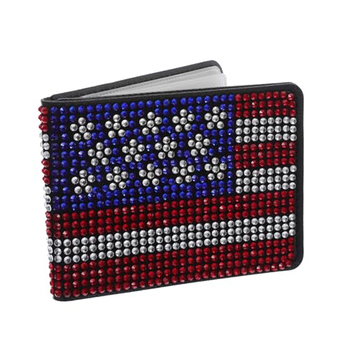 BESPORTBLE S License Set Schutzkarten Organizer Auto Dokumententasche Führerscheintasche Lizenzhalter Patriotische Nummernschildrahmen Auto Dokumentenhalter Geldbörse Pu von BESPORTBLE