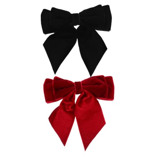 BESPORTBLE Samt Bowknot Brosche Für Damen Elegante Krawatten Anstecknadeln Und Weinrot Stilvolle Accessoires Für Hemd Und Revers Dekoration von BESPORTBLE