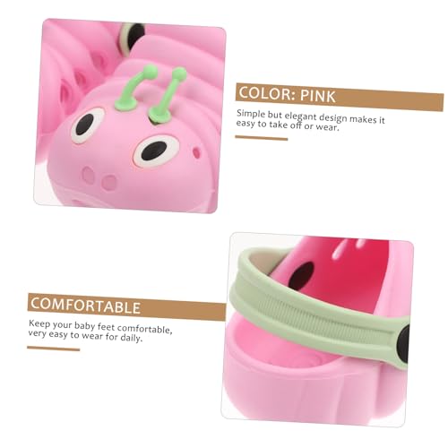 BESPORTBLE Sandalen Mädchen Sommer Strand Sandalen Cartoon Raupe Rutschfest Leicht und Bequem von BESPORTBLE