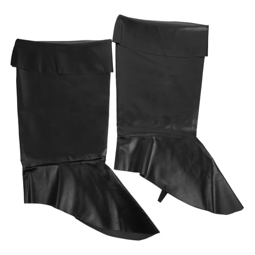 BESPORTBLE Santa Claus Stiefelüberzüge Weihnachtsmann Kostümzubehör für Xmas Party Deko Lustige Schwarze Cosplay Schuhüberzüge Weihnachtliche Festtagsaccessoires Zufälliger Stil von BESPORTBLE