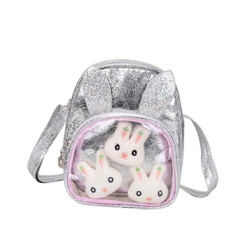 BESPORTBLE Schicke Junge Mädchen-Tasche Mit Reißverschluss Glitzernde Schultertasche Für Mädchen Umhängetasche Für Außenbereich Reisen Einkaufen Mit Verstellbarem Riemen von BESPORTBLE