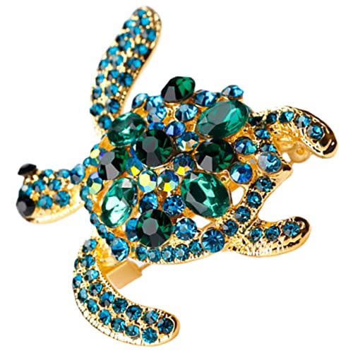 BESPORTBLE Schildkrötenbrosche Metallanstecknadel Dekoration Für Damenkleidung Schal Hut Anzug Rucksack Brosche Tier Ornament Nadel von BESPORTBLE