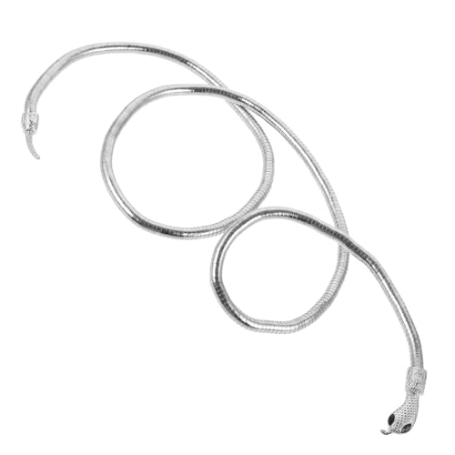 BESPORTBLE Schlangen Halskette Damen Biegsame Punk Schlangen Halskette Armband Dekoration für Partys Alltagsmode Hautfreundliches Langlebiges Schmuckstück für von BESPORTBLE