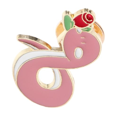 BESPORTBLE Schlangen Jahresbrosche Japanisches Design Anstecknadel für Freunde Glücksbringer Modischer Lapel Pin mit Feiner Handwerkskunst und Festlichem Stil von BESPORTBLE