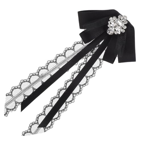 BESPORTBLE Schleife Brosche Kragen Fliege Brosche Mädchen Frauen Anzug Schleife Anstecknadel Kleidung Zubehör von BESPORTBLE