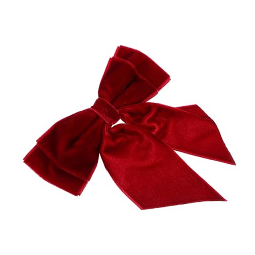 BESPORTBLE Schleifenbrosche Hochwertigem Für Damen Zweilagige Fliege Weinrot Als Modisches Accessoire Für Kleidung Brosche von BESPORTBLE