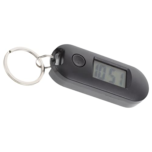 BESPORTBLE Schlüsselanhänger Uhr Digitaluhr Aus Kunststoff Mit Geräuschlosem Design Für Studenten Tragbare Hängeuhr Kompakte Taschenuhr Für Rucksack Und Schlüsselbund von BESPORTBLE