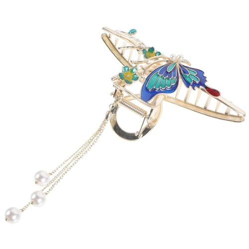 BESPORTBLE Schmetterlings-haarspangen Für Damen Große Haarklammern Mit Quaste Metall-haarspange Für Dünnes Und Langes Haar Haar-accessoire Für Verschiedene Anlässe von BESPORTBLE