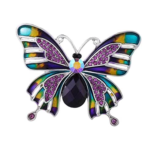 BESPORTBLE Schmetterling Brosche Damen Stilvolle Schalbrosche Für Hochzeiten Anzüge Und Schals Dekorative Brosche Für Frauen Und Mädchen Langlebiges Accessoire Anstecknadel Für von BESPORTBLE