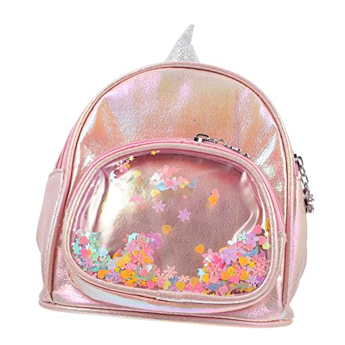 BESPORTBLE Schulrucksack Für Mädchen Mit Einhorn-Design Separate Staufächer Verstellbare Träger Vielseitig Einsetzbar Für Reisen Ausflüge Und Alltag von BESPORTBLE