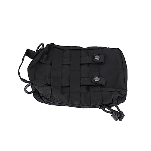 BESPORTBLE Schwarze Multifunktionale Campingtasche Als Hüfttasche Und Schultertasche Für Outdooraktivitäten Robuste Tasche Mit Bequemer Trageoption von BESPORTBLE