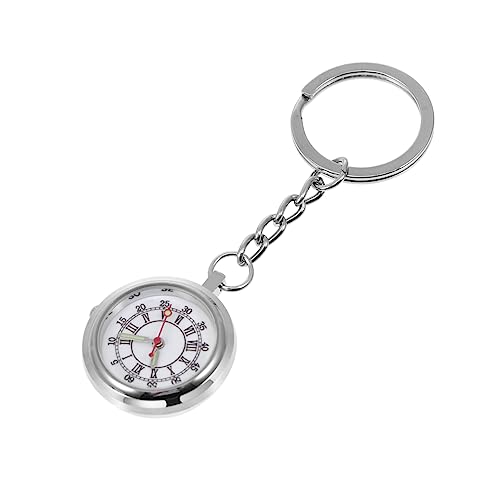BESPORTBLE Schwesternuhr Schlüsselanhänger Quarz Taschenuhr im Schlüsselring Design für Pflegekräfte Ärzte Studenten Praktische Stilvolle Zeitmessung von BESPORTBLE