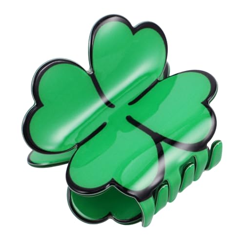 BESPORTBLE Shamrock Haarklammer Für Frauen Irische Party Haarspange Für St Patrick's Day Glücksaccessoire Haarschmuck in Grün Mit Einzigartigem Design Für Festliche Anlässe Und Alltag von BESPORTBLE