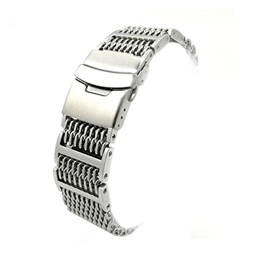 BESPORTBLE Shark Mesh Uhrenarmband Armband Silber Robustes Elegantes Design für oder Ersatzband Langlebig für Täglichen Gebrauch BESPORTBLE Shark Mesh Uhrenarmband Armband Silber Robustes Elegantes Design für oder Ersatzband Langlebig für Täglichen Gebrauch von BESPORTBLE