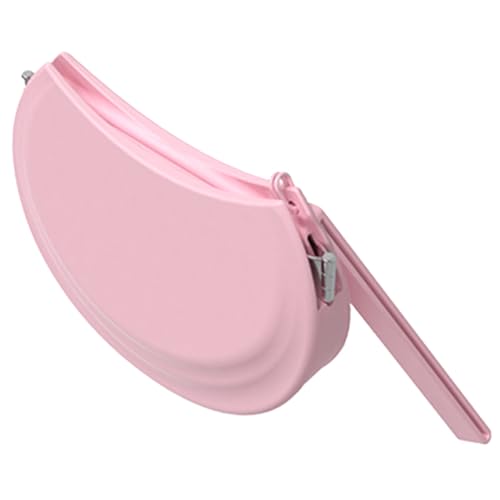 BESPORTBLE Silikon Aufbewahrungsbeutel für Puderquaste und Münzen Weicher Tragbarer Etui für Mädchen und Frauen Modisch Leicht zu Reinigen Langlebig und Formbeständig Kompakte von BESPORTBLE