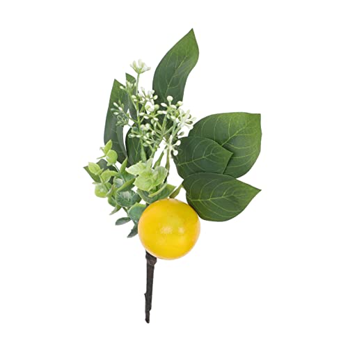 BESPORTBLE Simulation Zitronenblumenarrangement Fälschung gefälscht Geäst Dekorativ Kunstzitrone-Dekoration Künstliche Zitronen-Dekoration Simulation Blumenzweig Pflanzenzweig Plastik Yellow von BESPORTBLE