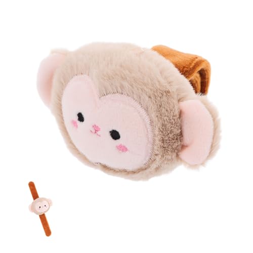 BESPORTBLE Plüschaffen Monkey Slap Bracelet Einzigartige Tier-party-armbänder Aus Weichem Plüsch Kindergeschenke Für Geburtstagsfeiern Und Kinderveranstaltungen Für Alter von BESPORTBLE