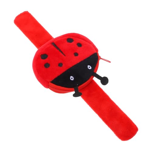 BESPORTBLE Slap Armband mit Marienkäfer Vielseitiges Geldbörsen Schnapparmband Weiches Bequemes für Jungen und Mädchen als Partygeschenk und Schulfeier Mitgebsel von BESPORTBLE