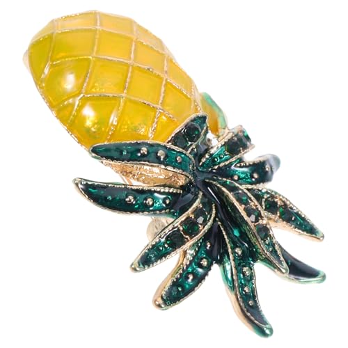 BESPORTBLE Sommerliche Anstecknadel Damen Brosche Ananas Motiv aus Allergikerfreundlicher Legierung Modisches Accessoire für Kleidung Taschen und Hüte Vielseitige Dekoration für Party und von BESPORTBLE