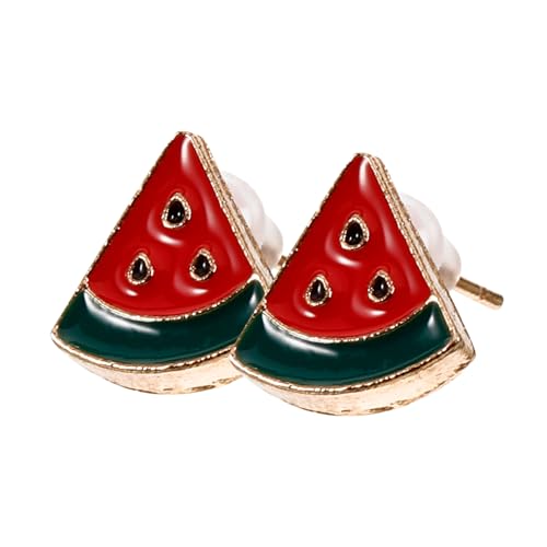 BESPORTBLE Sommerliche Frucht Ohrstecker Damen Leicht Einzigartig Verspieltes Design Farbige Metallohrringe Schmuck für Frauen Alltag und Partys von BESPORTBLE