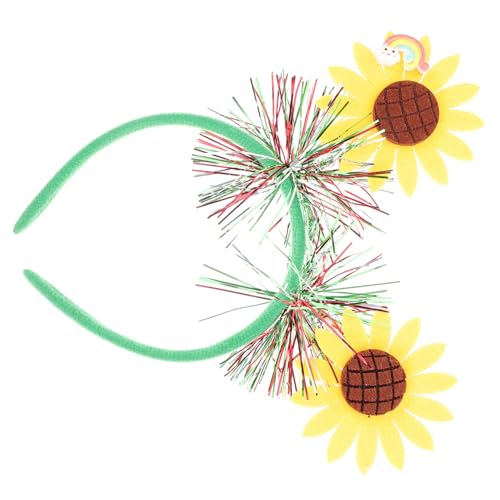 BESPORTBLE Sonnenblumen-stirnband Süßes Stirnband Entzückender Haarreif Haarreif Für Mädchen Party-haar Haarbänder Für Geburtstagspartys Stirnbänder Party-haarschmuck-accessoires von BESPORTBLE