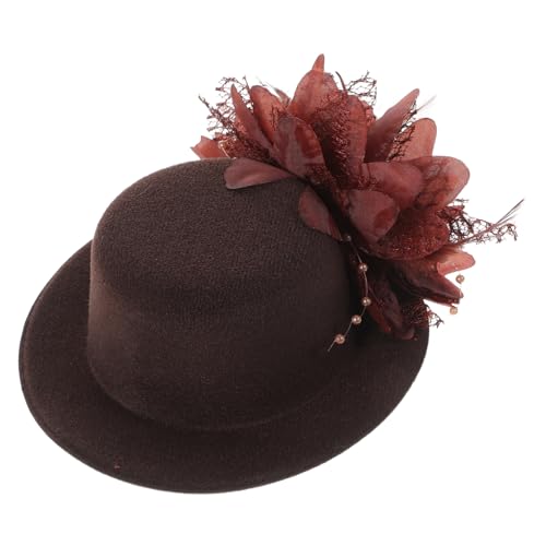BESPORTBLE Spitze Blume Haarspange Hut Haarspange Haarzubehör für Mädchen Party Haarklammern Clips haarschmuck Haarspangen Hut Haarnadel Formale Haarnadel Bobby Pins Feder von BESPORTBLE
