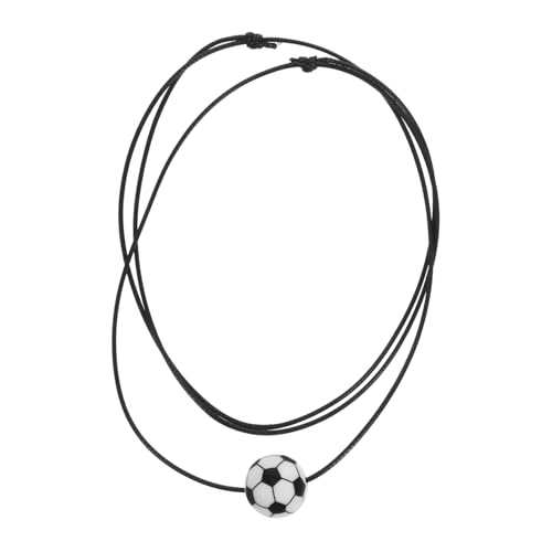 BESPORTBLE Sportliches Ball Halskette für Damen Herren Eleganter Fußball Anhänger Hochwertigem für Sportliebhaber Kreative von BESPORTBLE