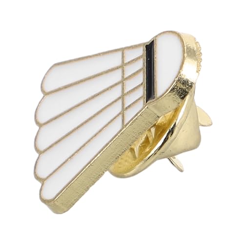 BESPORTBLE Stilvolle Badminton Brosche aus Robustem Zinklegierung Modisches Sport Design für Jacken Rucksäcke und Kleidung Unisex Anstecknadel Accessoire für Badminton Fans von BESPORTBLE