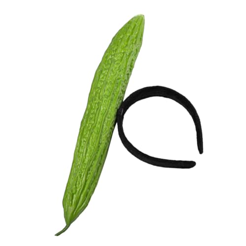 BESPORTBLE Stirnband Aus Bittergurkenform Für Partys Und Festivals Kopfbedeckung Für Frauen Haarreifen Für Halloween Und Urlaub Lustiger Haarschmuck Mit Modischem Design von BESPORTBLE