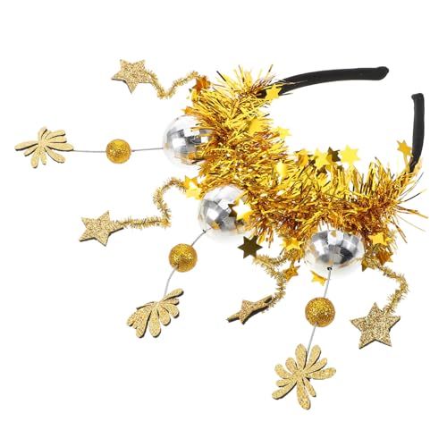BESPORTBLE Stirnband Mit Sternenmotiv Für Neujahr Party-accessoire Aus Kunststoff Mit Glitzer Und Pailletten-details Geeignet Für Silvesterfeiern Und Fotorequisiten von BESPORTBLE