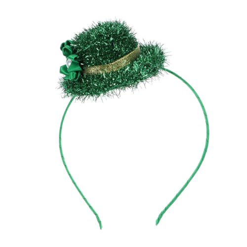 BESPORTBLE Stirnband mit grünem Hut Kleeblatt Motorhaube für faschings haarschmuck fasching kopfbedeckung Festival Kopfschmuck Festival- -Requisite das Haustier Green von BESPORTBLE