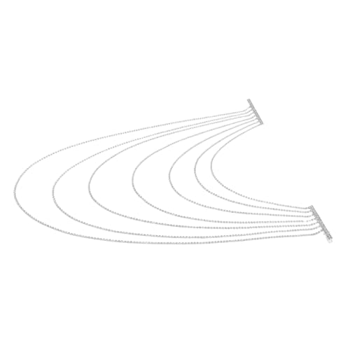 BESPORTBLE Braut Haarschmuck Hochzeit Mit Strasssteinen Kopfschmuck Für Damen Haarkette Für Zöpfe Kopfschmuck Für Frauen Einzigartige Haarspange von BESPORTBLE